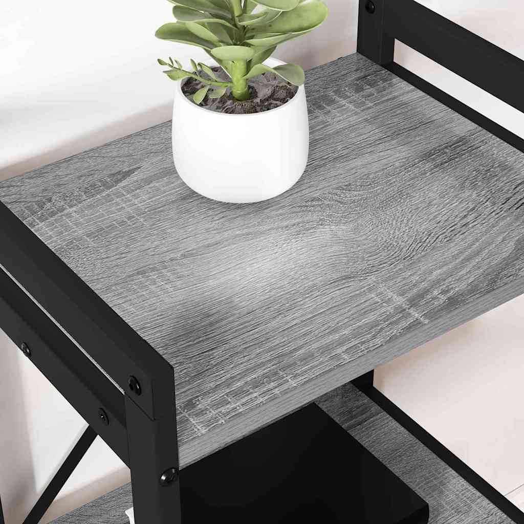 Bookcase Grey sonoma 40 x 30 x 48.5 cm Engineered wood